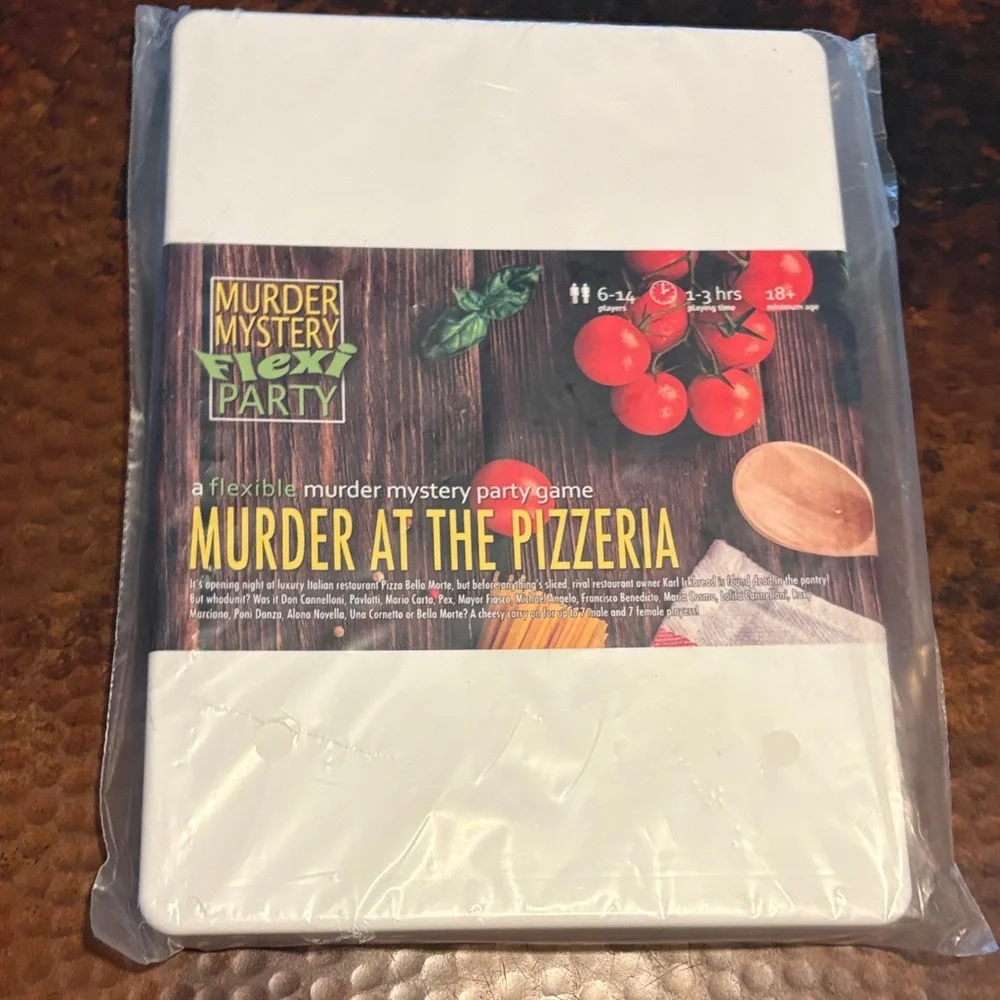: Murder at the Pizzeria - White